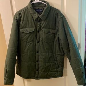 Large men’s green jacket